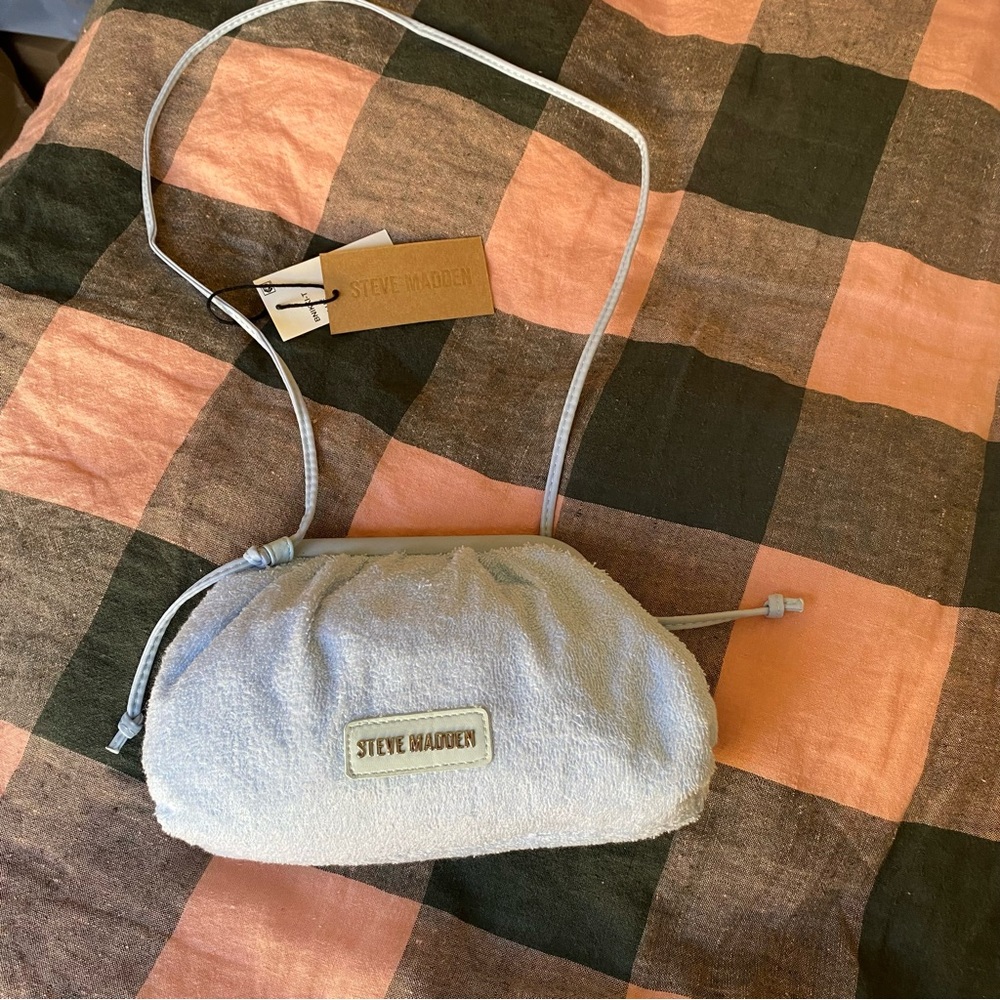 Steve Madden Soft Blue Bnikki Soft Pouch